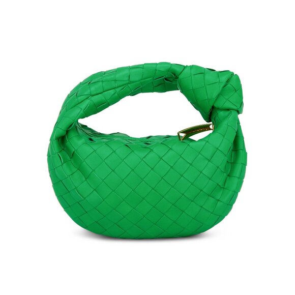 Bottega Veneta Mini Jodie Bag – Parakeet Green Intrecciato Leather - Picture 1 of 5